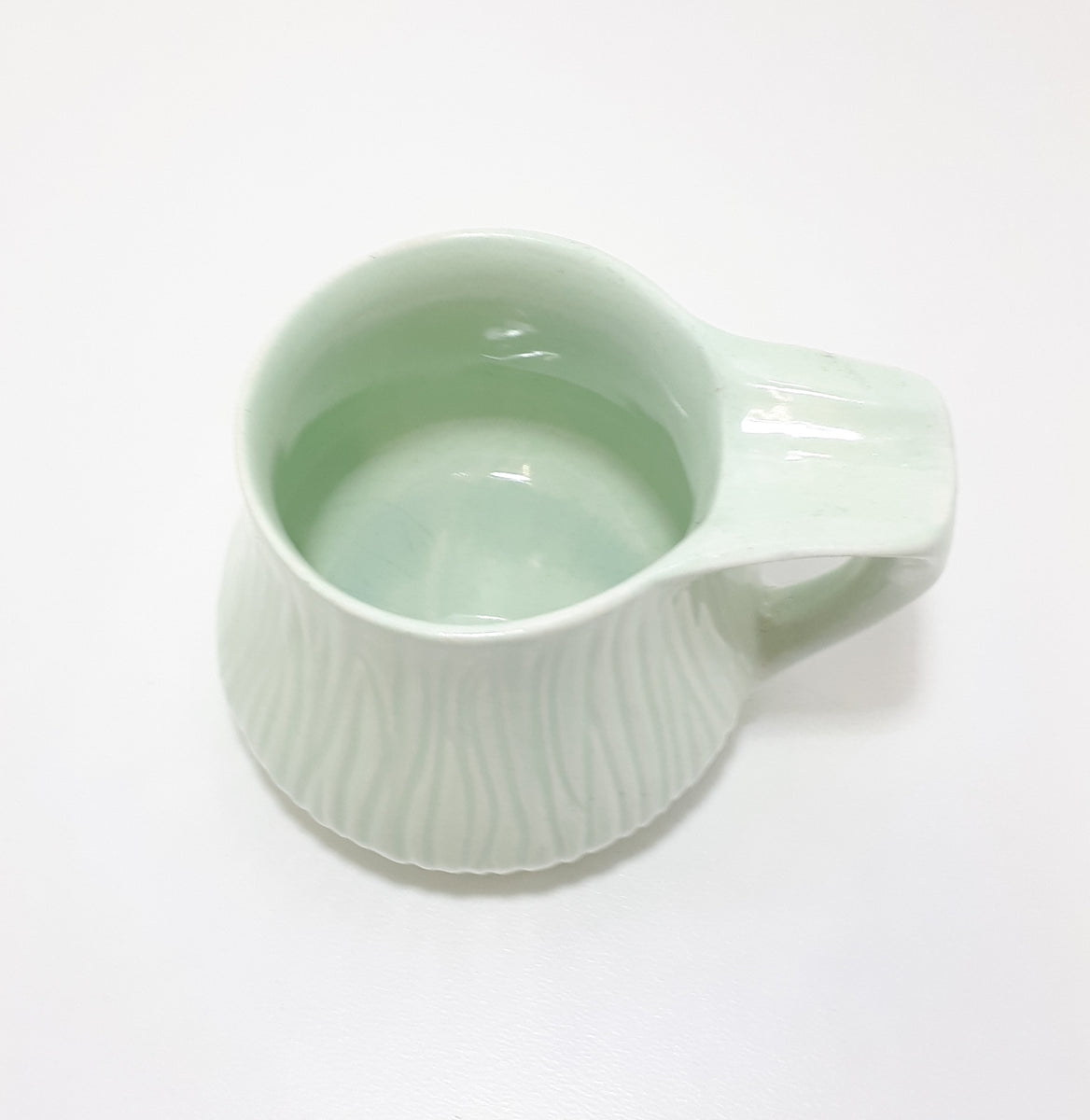Rare 19001930’s Keele Street Pottery (KSP) Mint Green Shaving Mug