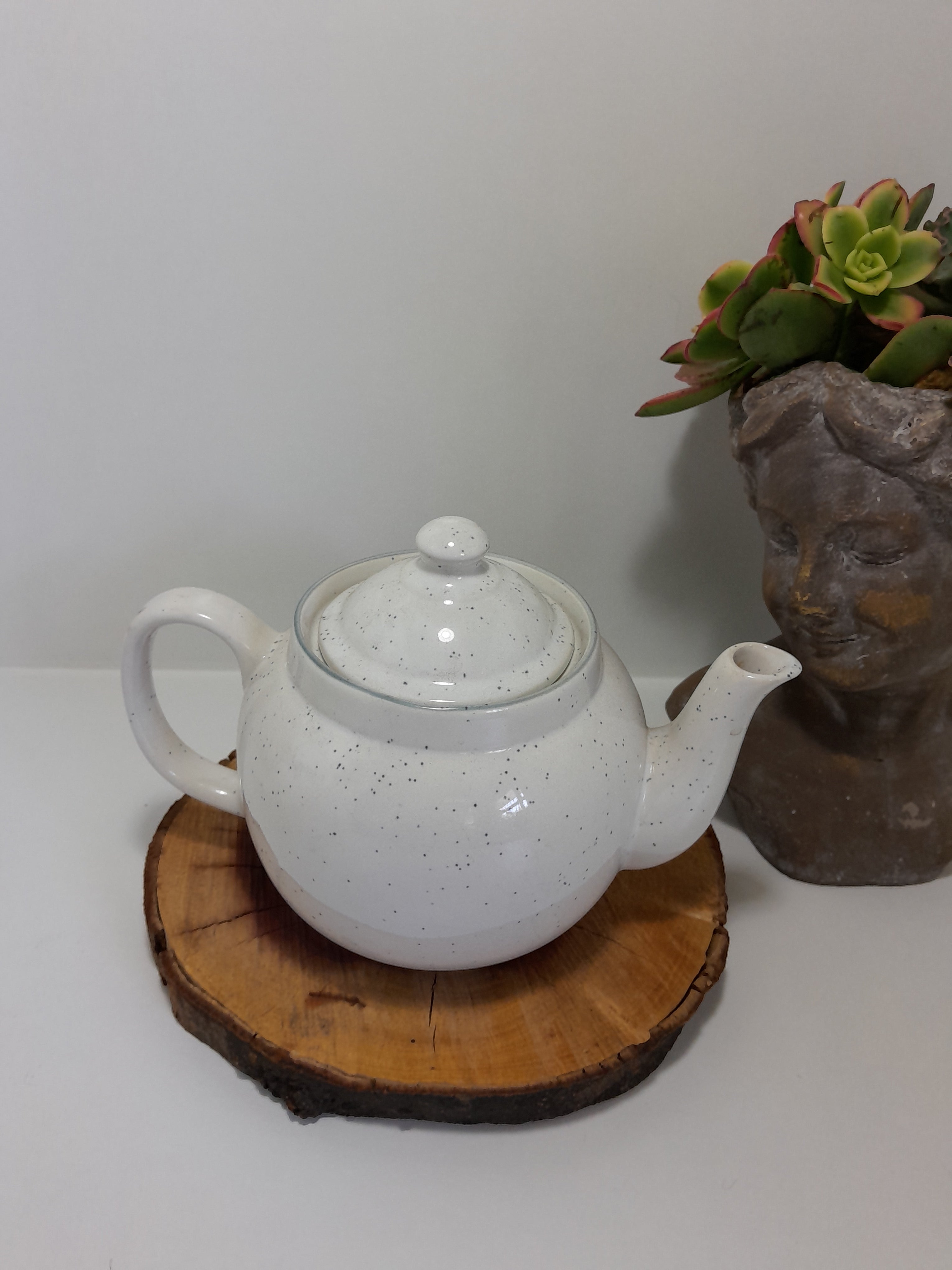 Vintage South African Drostdy Stonecraft Pottery Teapot
