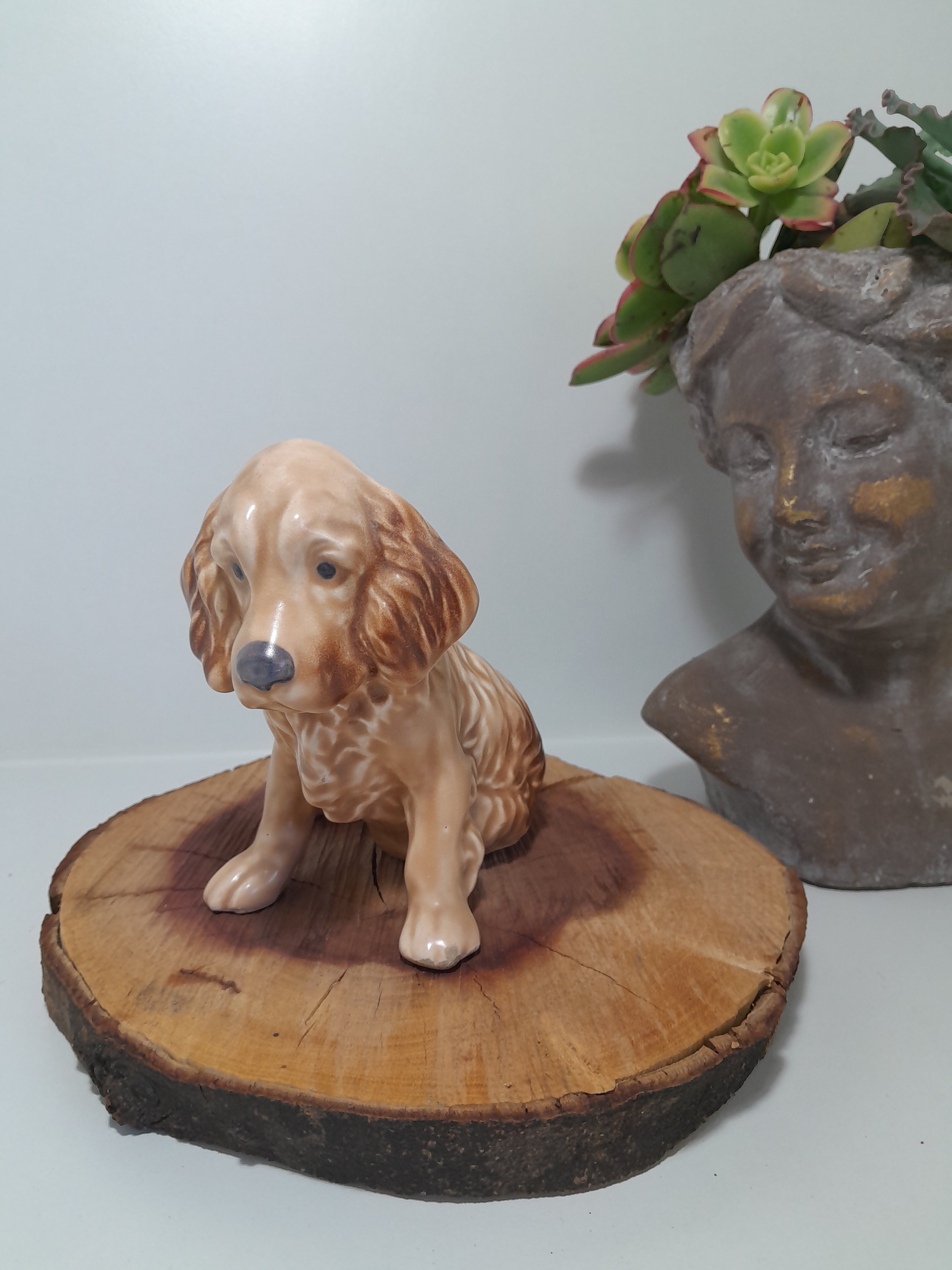 Vintage SylvaC Cocker Spaniel Dog Figurine -Model Number 18