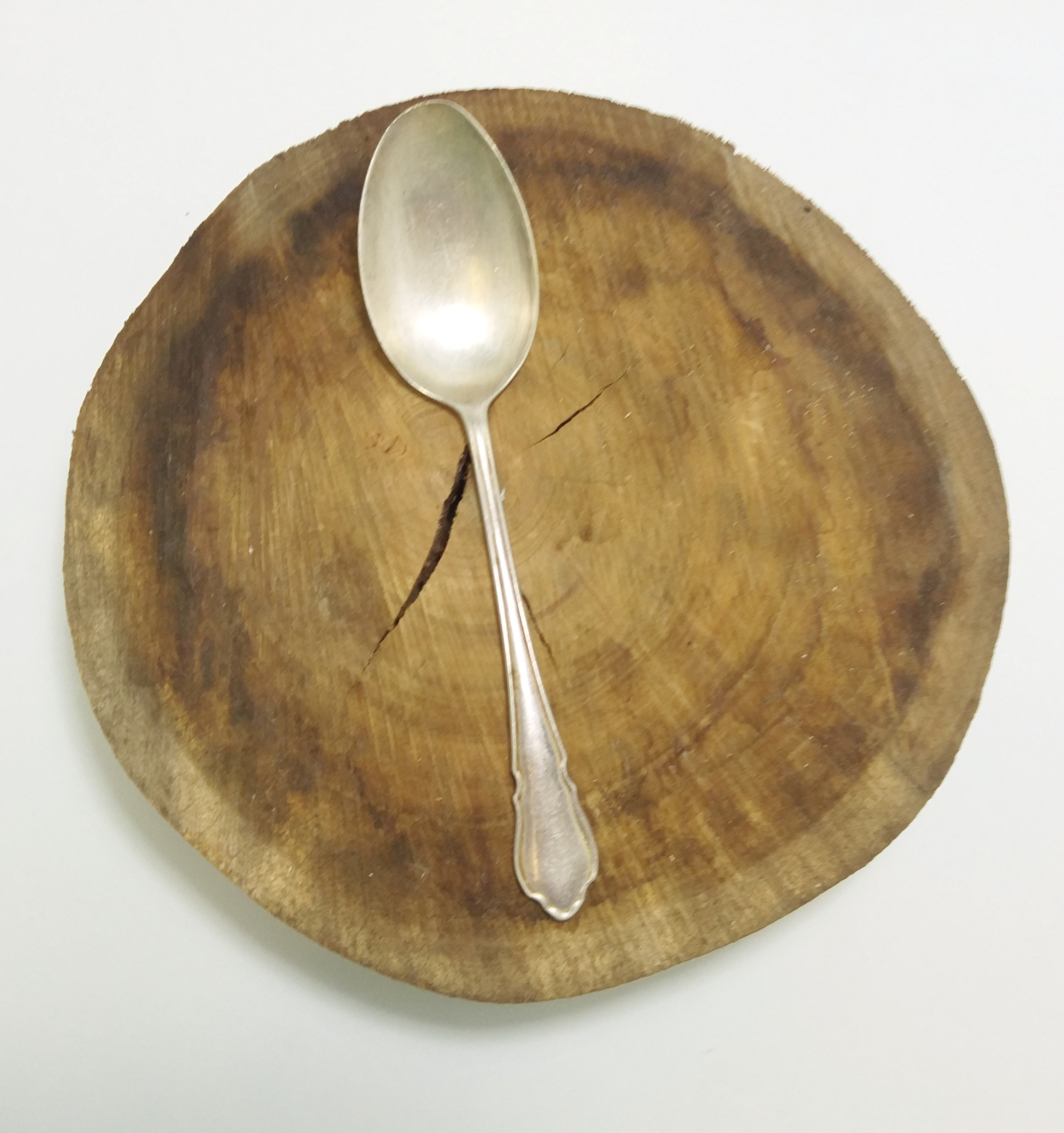 Vintage Silver Plated Serving Spoon With A Dubarry Handle Design