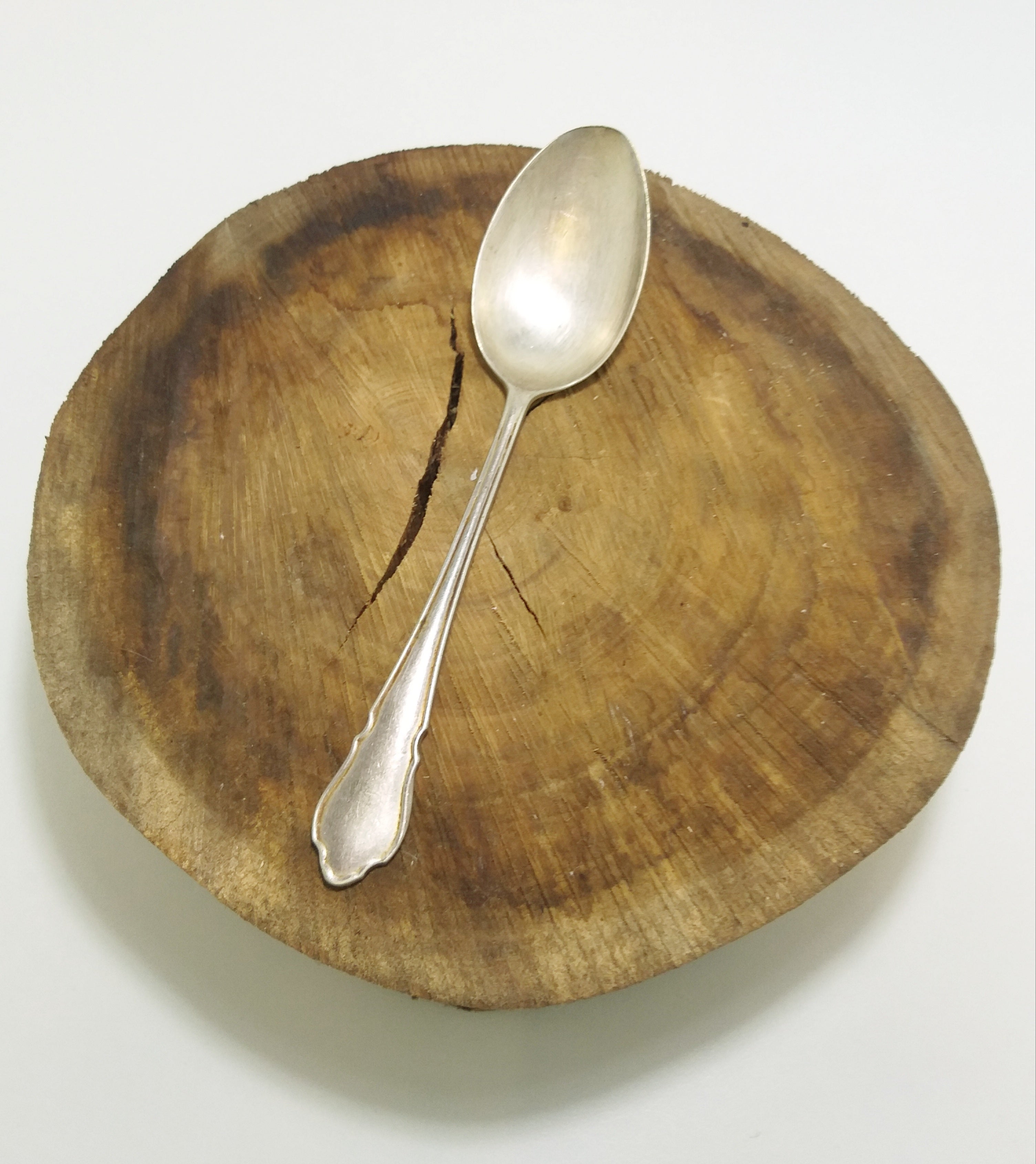 Vintage Silver Plated Serving Spoon With A Dubarry Handle Design