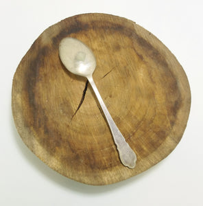 Vintage Silver Plated Serving Spoon With A Dubarry Handle Design