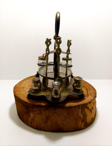 Antique Thomas White (c.1800’s) Silver Plated And Footed Cruet Stand