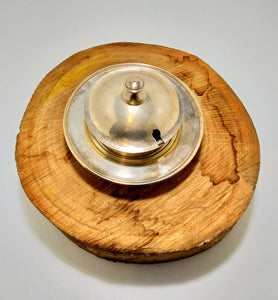 Vintage Silver Plated & Lidded Butter Tray With Double (Bain Marie) Dishes