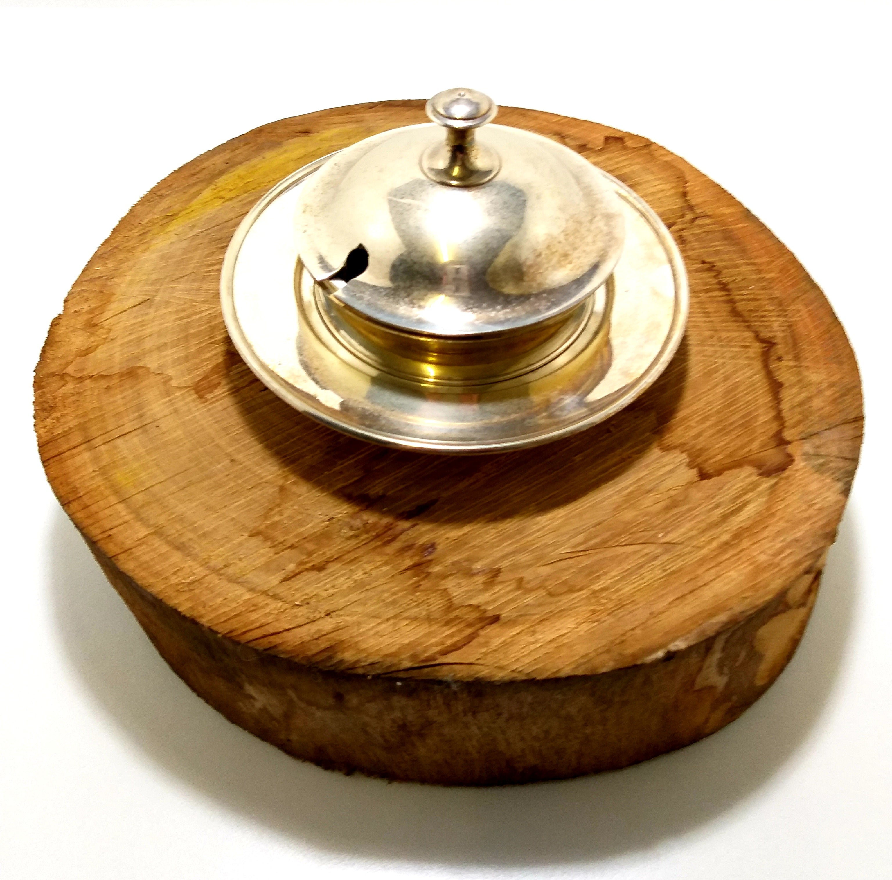 Vintage Silver Plated & Lidded Butter Tray With Double (Bain Marie) Dishes