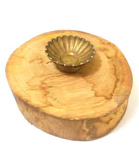 Pre 1950’s Vintage Scalloped Brass Bowl
