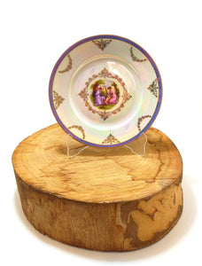 Vintage Lustre Ware Display Plate – Romance Scenery
