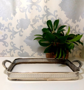 Vintage Silver Plated Casserole Dish Stand