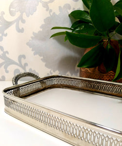 Vintage Silver Plated Casserole Dish Stand