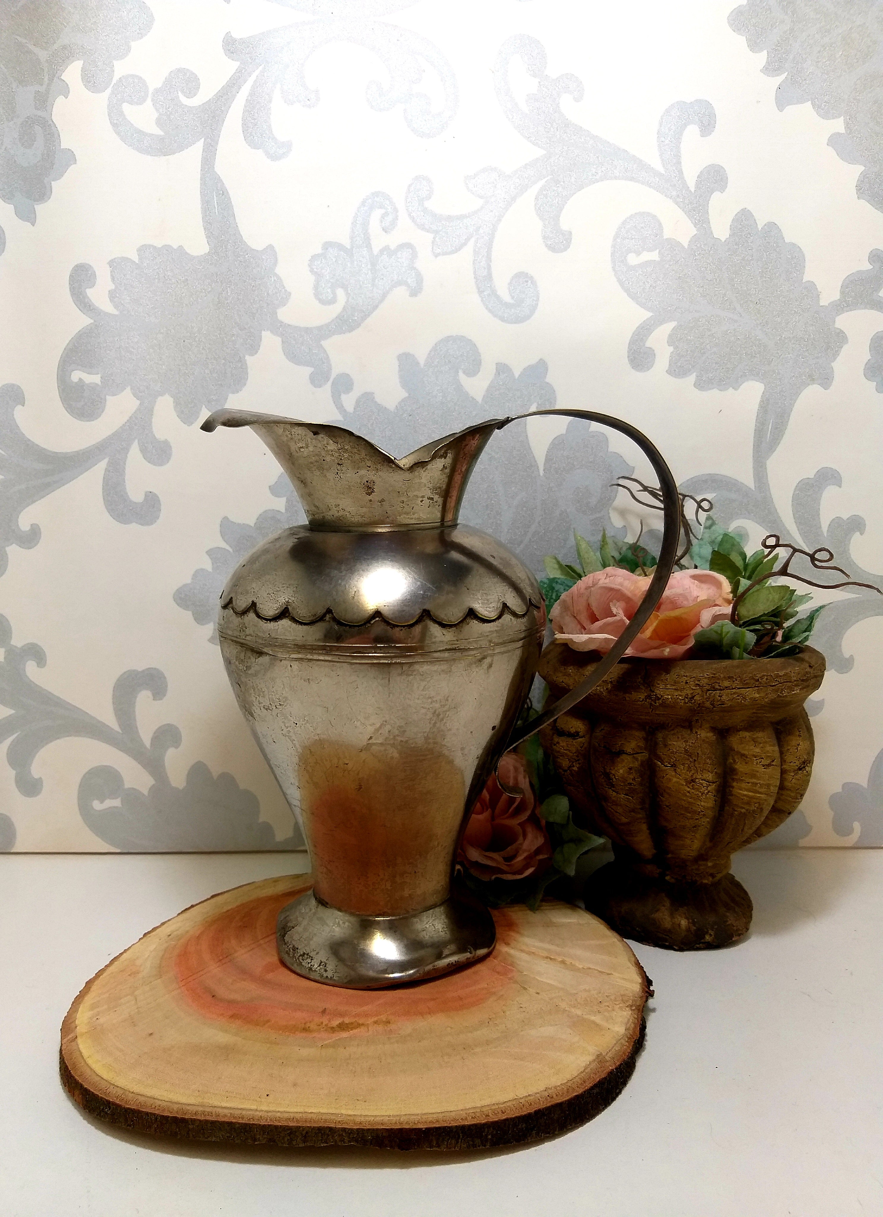 Vintage Handmade Dutch Metal Jug