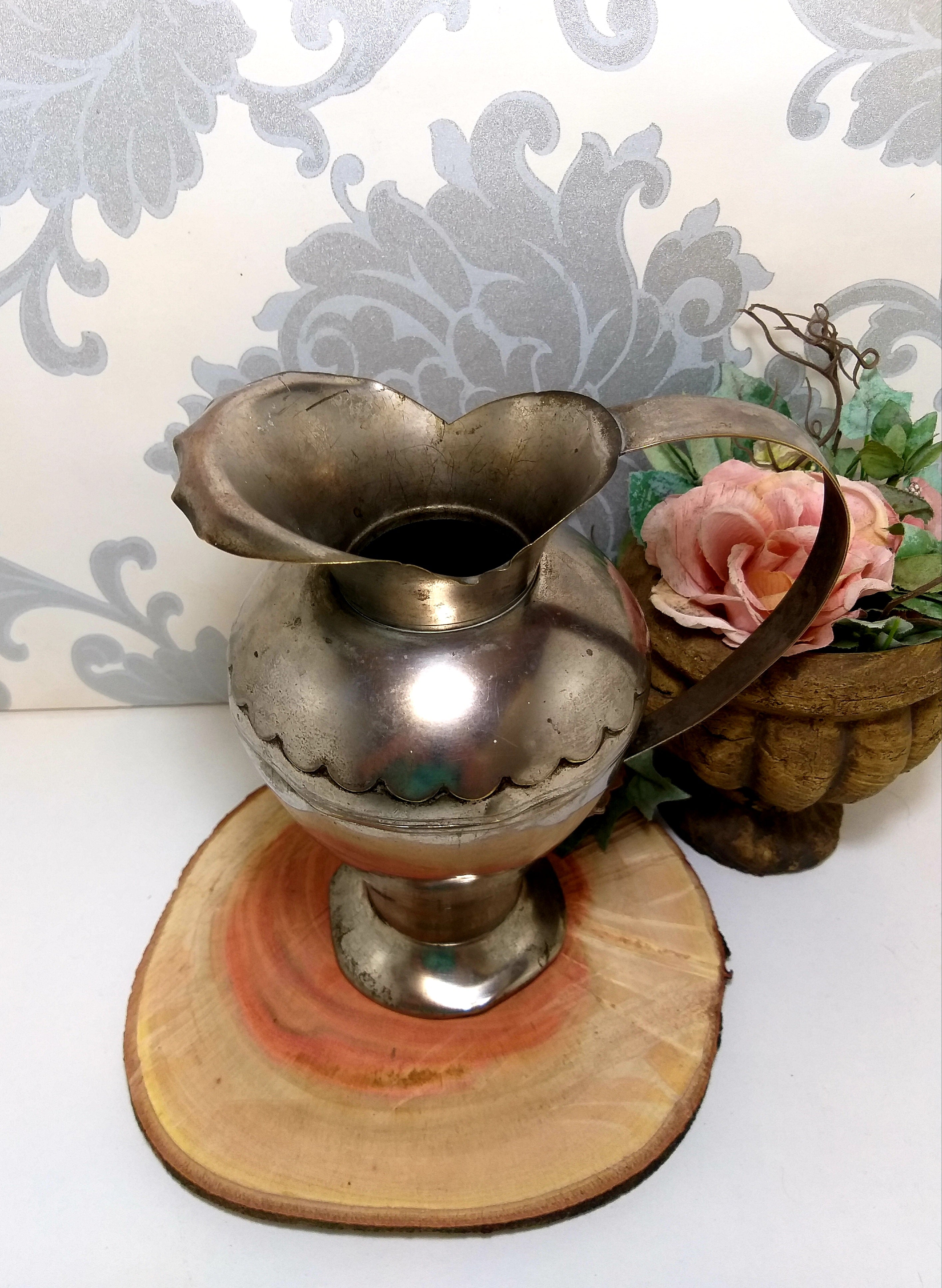 Vintage Handmade Dutch Metal Jug