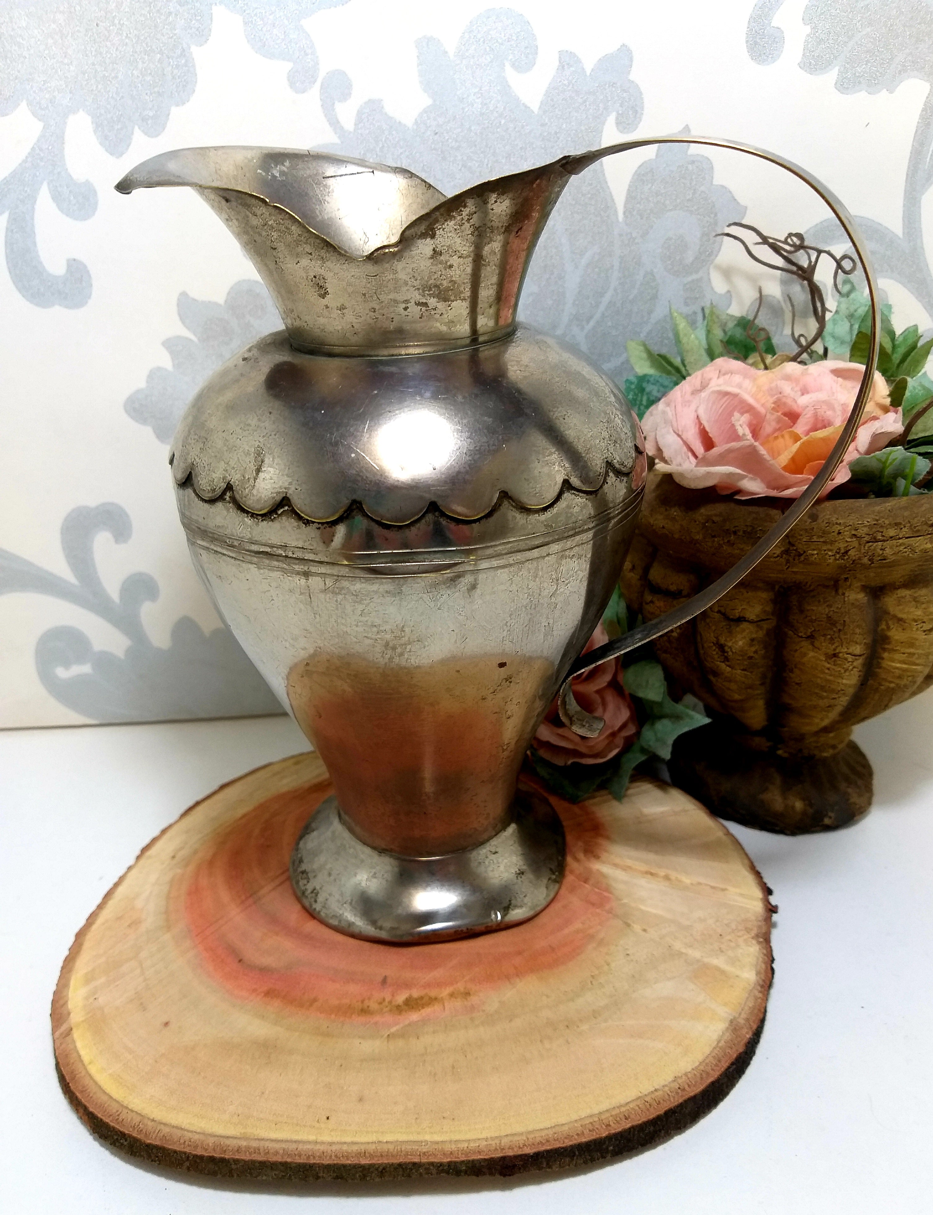 Vintage Handmade Dutch Metal Jug