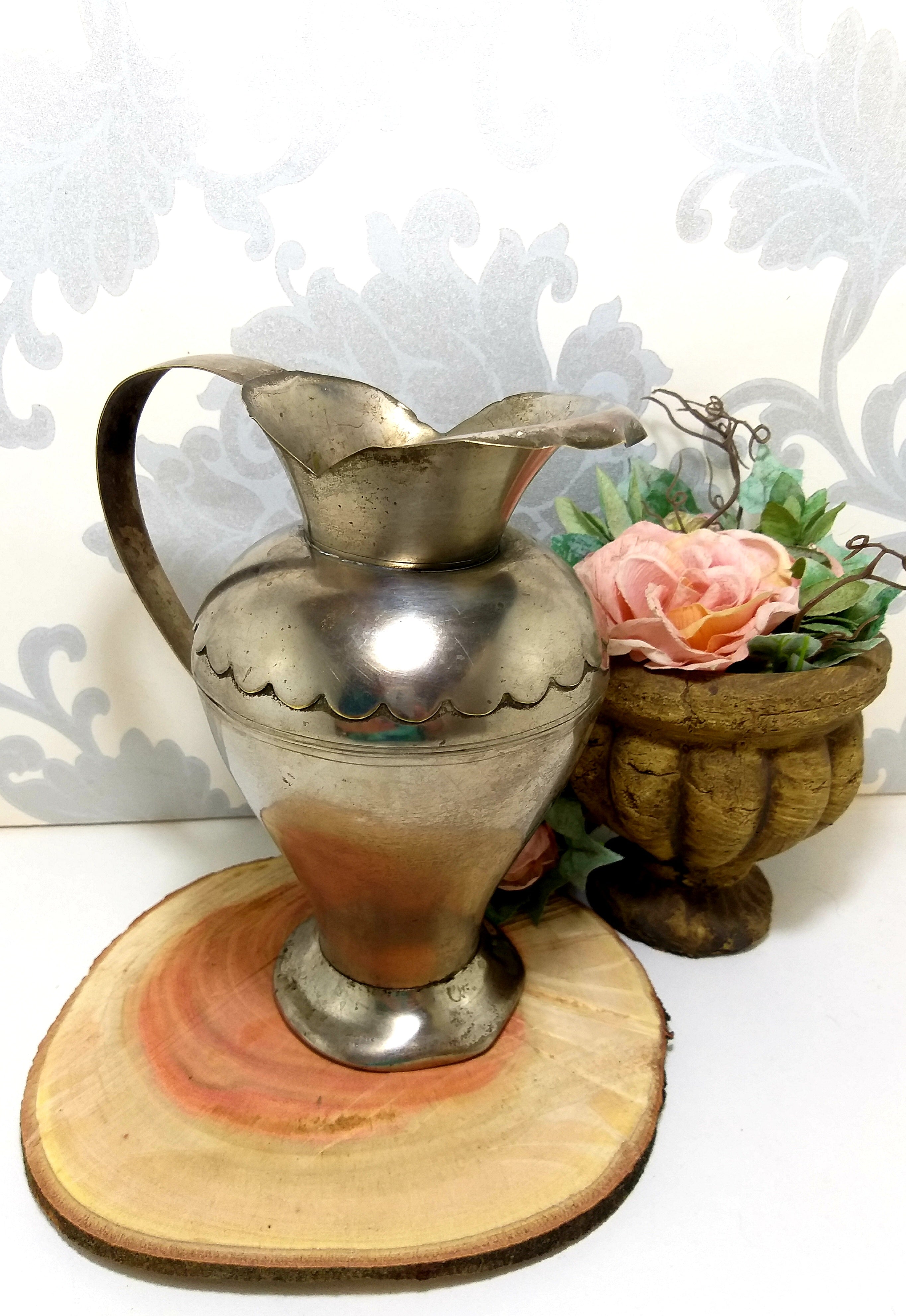 Vintage Handmade Dutch Metal Jug