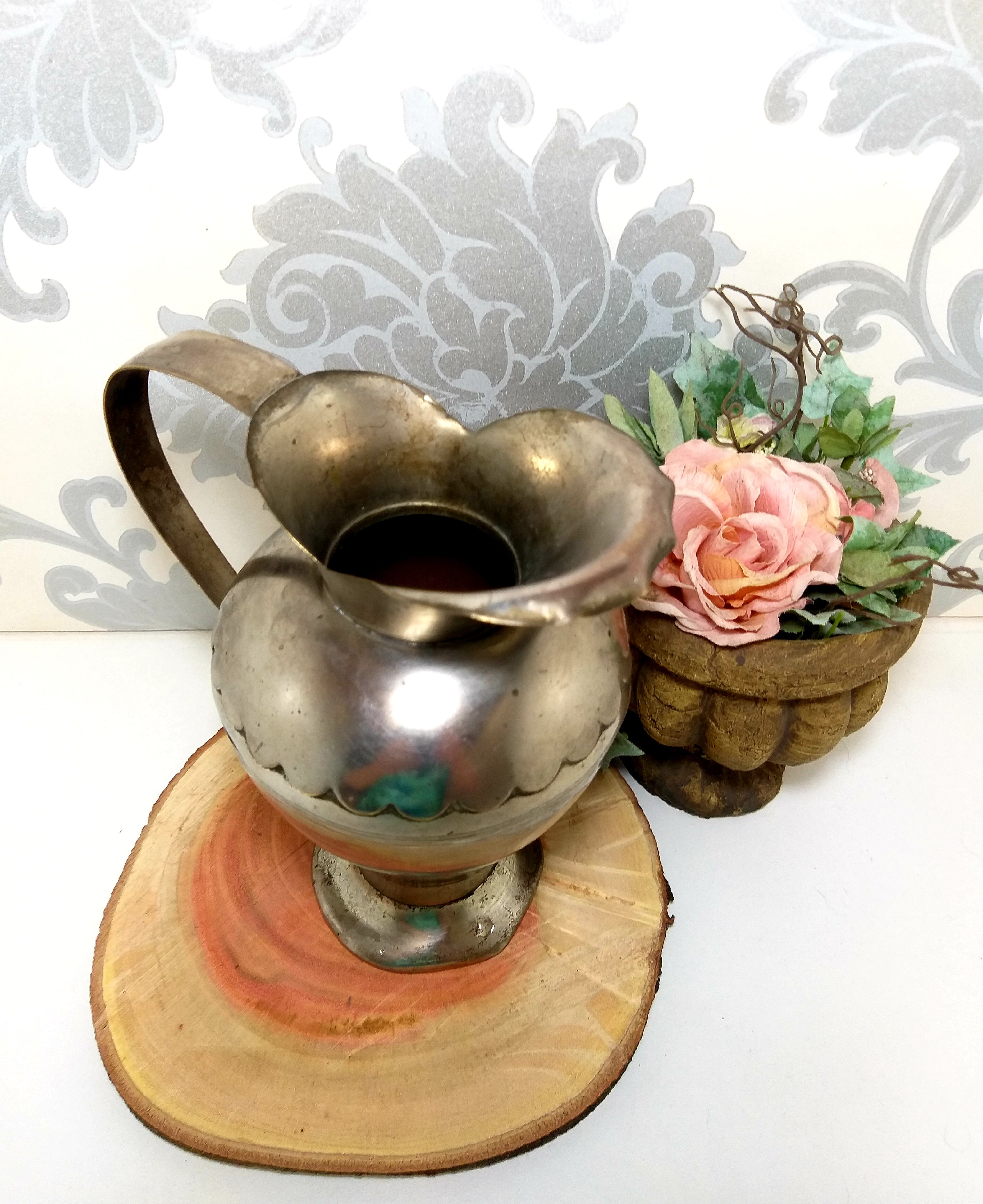 Vintage Handmade Dutch Metal Jug