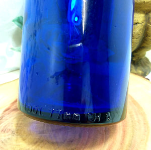 Stunning Large Cobalt Blue 1 Litre Bottle