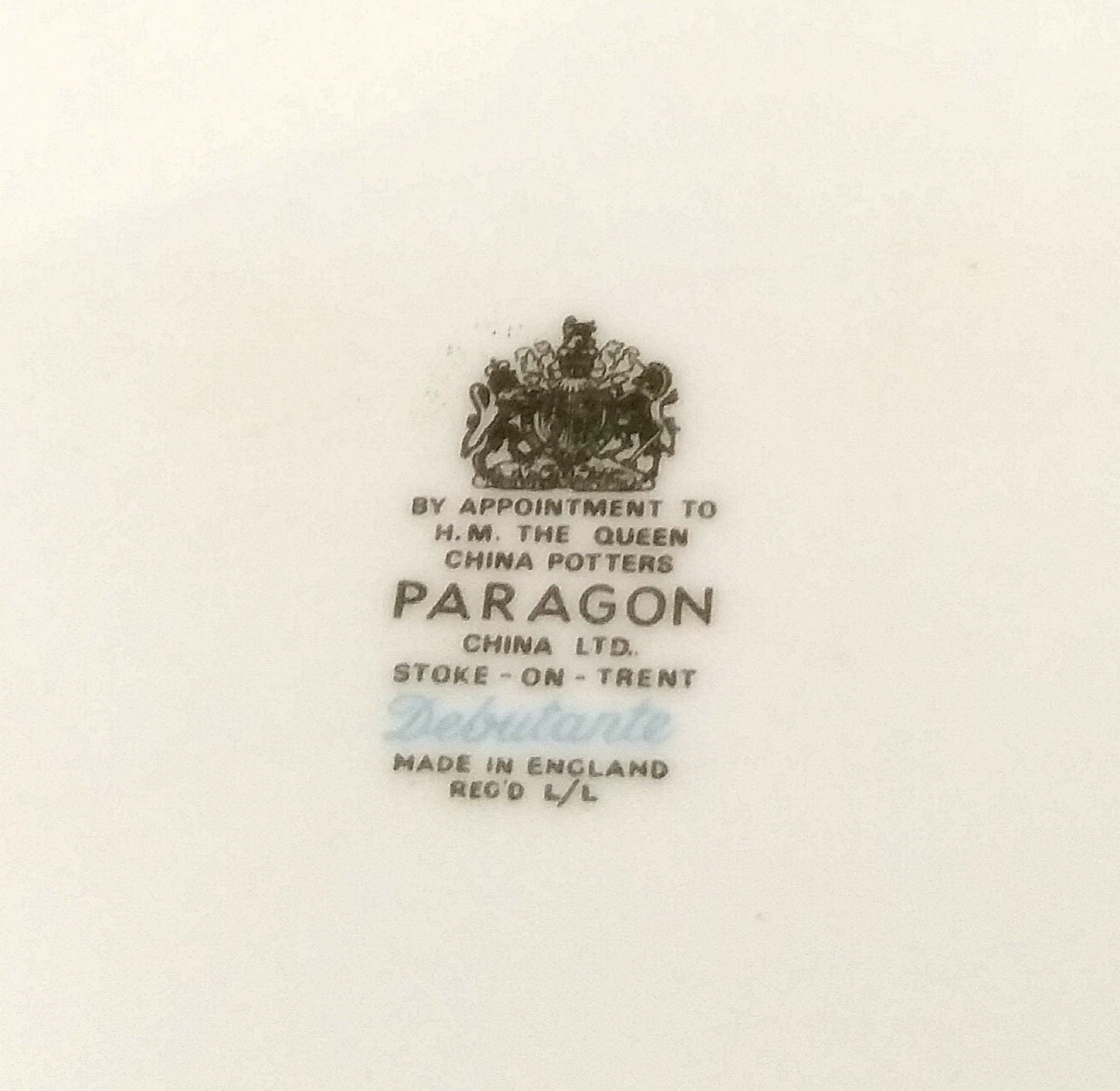 Large Vintage Paragon Oval Serving Platter - Debutante