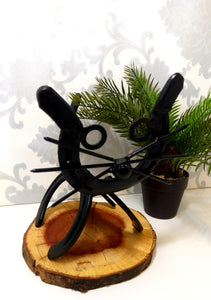 Quirky Handmade Fat-Head Cat Ornament