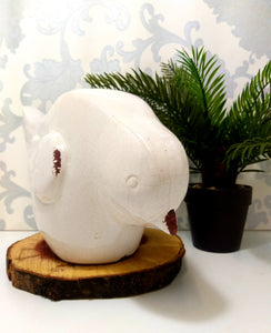 Extra Large Ceramic Dove Figurine/Ornament  With Crackled Glaze