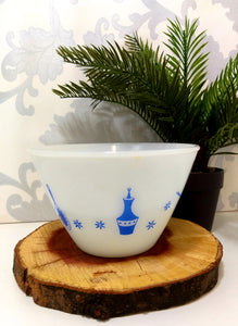 Mid-Century Milk Glass Mixing Bowl