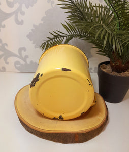 Large Vintage Enamel Mug