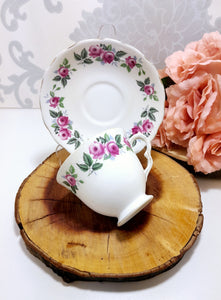 Vintage Fine Bone China Queen Anne Tea Duo – Cup & Saucer – Pattern 8343