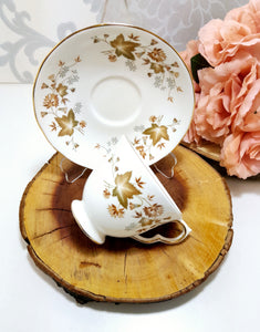 Vintage Fine Bone China ColcloughTea Duo – Cup & Saucer – Pattern 8656