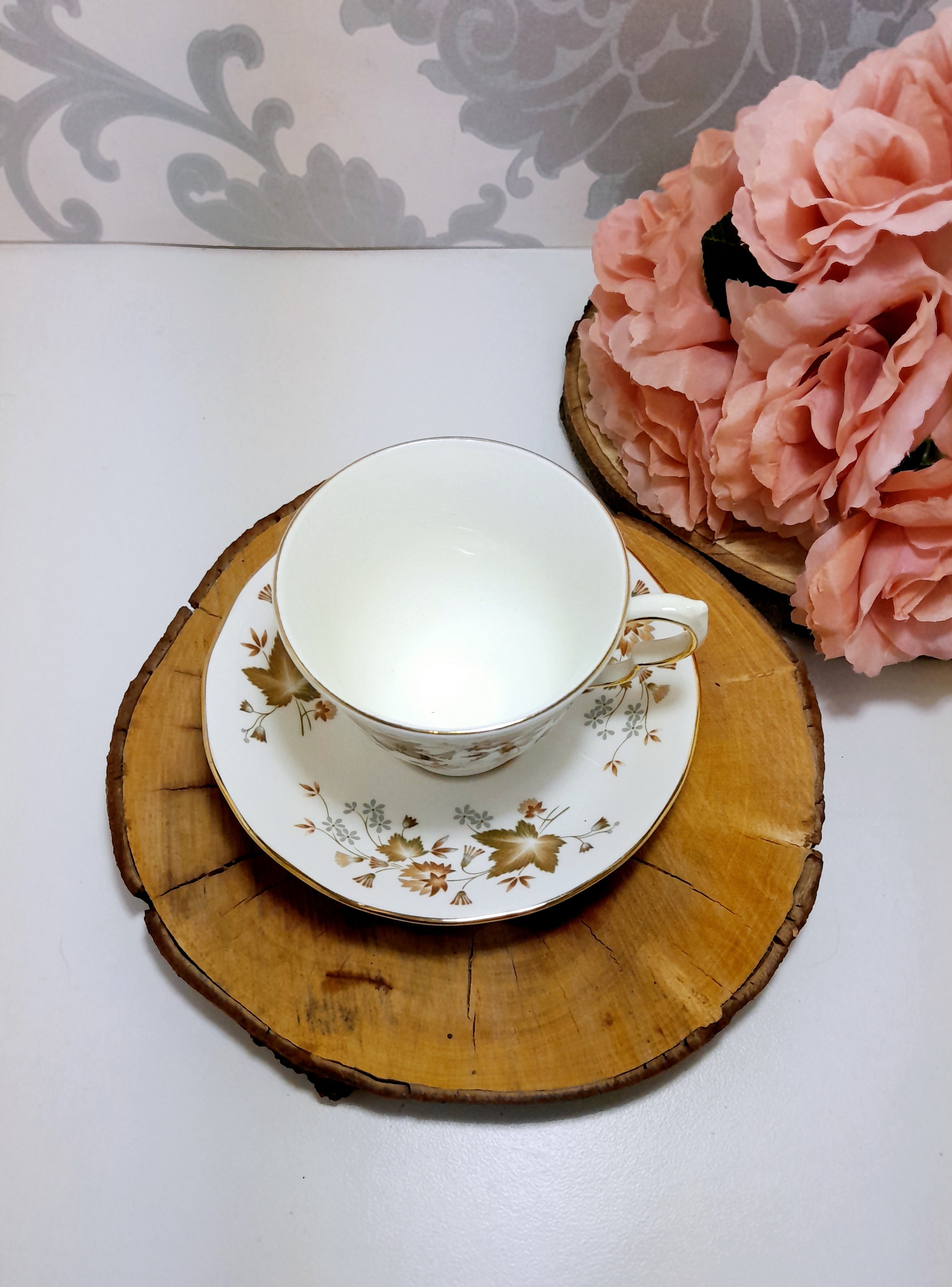 Vintage Fine Bone China ColcloughTea Duo – Cup & Saucer – Pattern 8656