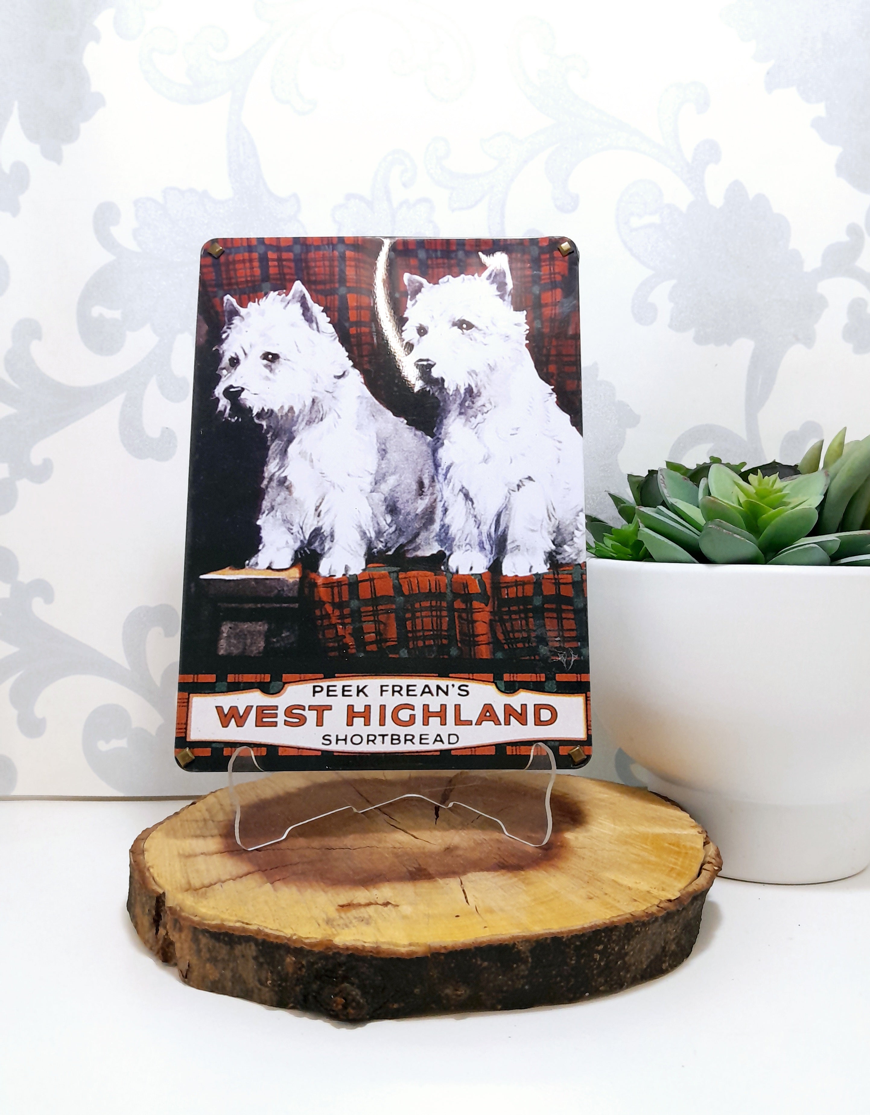 West Highland Terrier Metal Wall Plaque