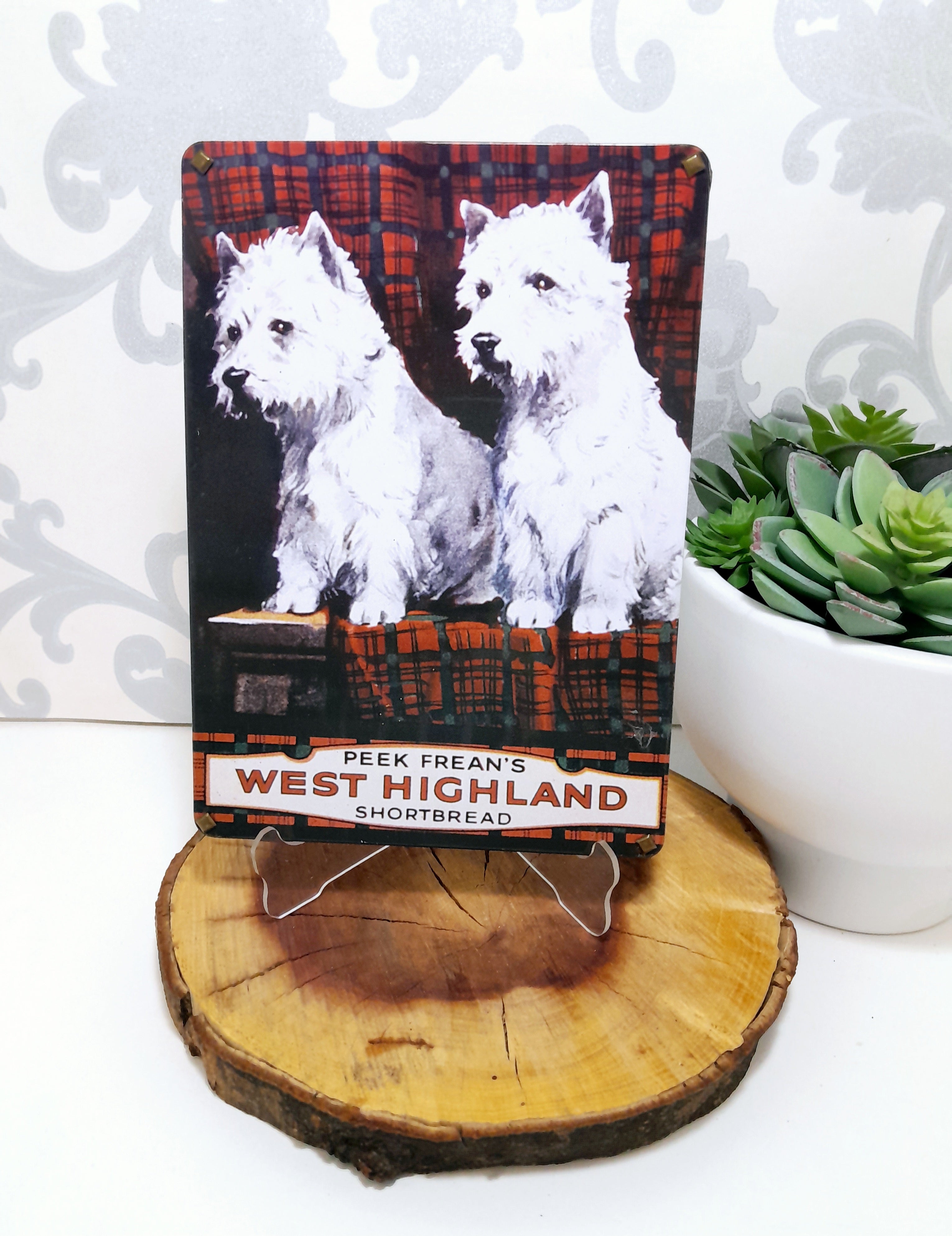 West Highland Terrier Metal Wall Plaque