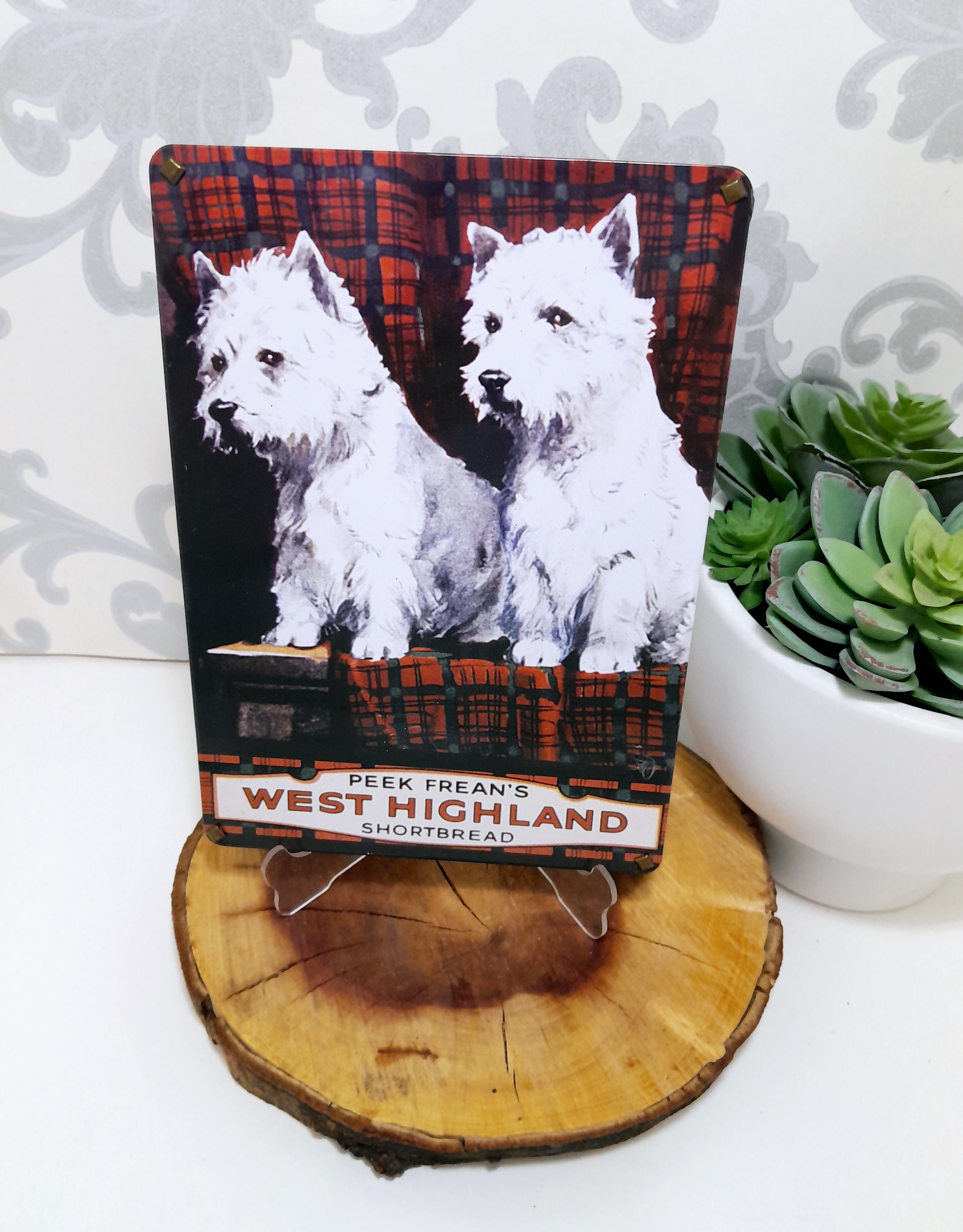West Highland Terrier Metal Wall Plaque