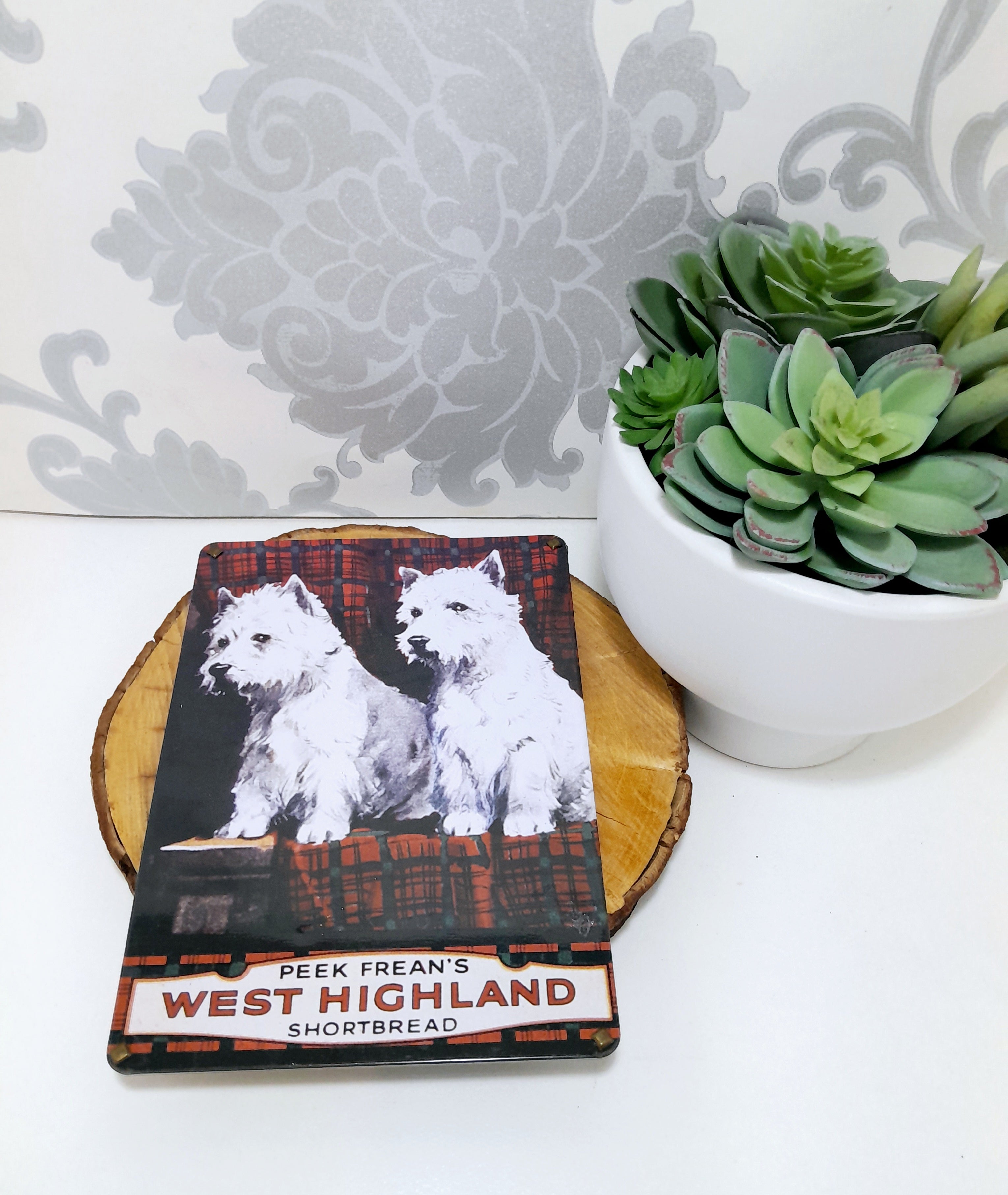 West Highland Terrier Metal Wall Plaque