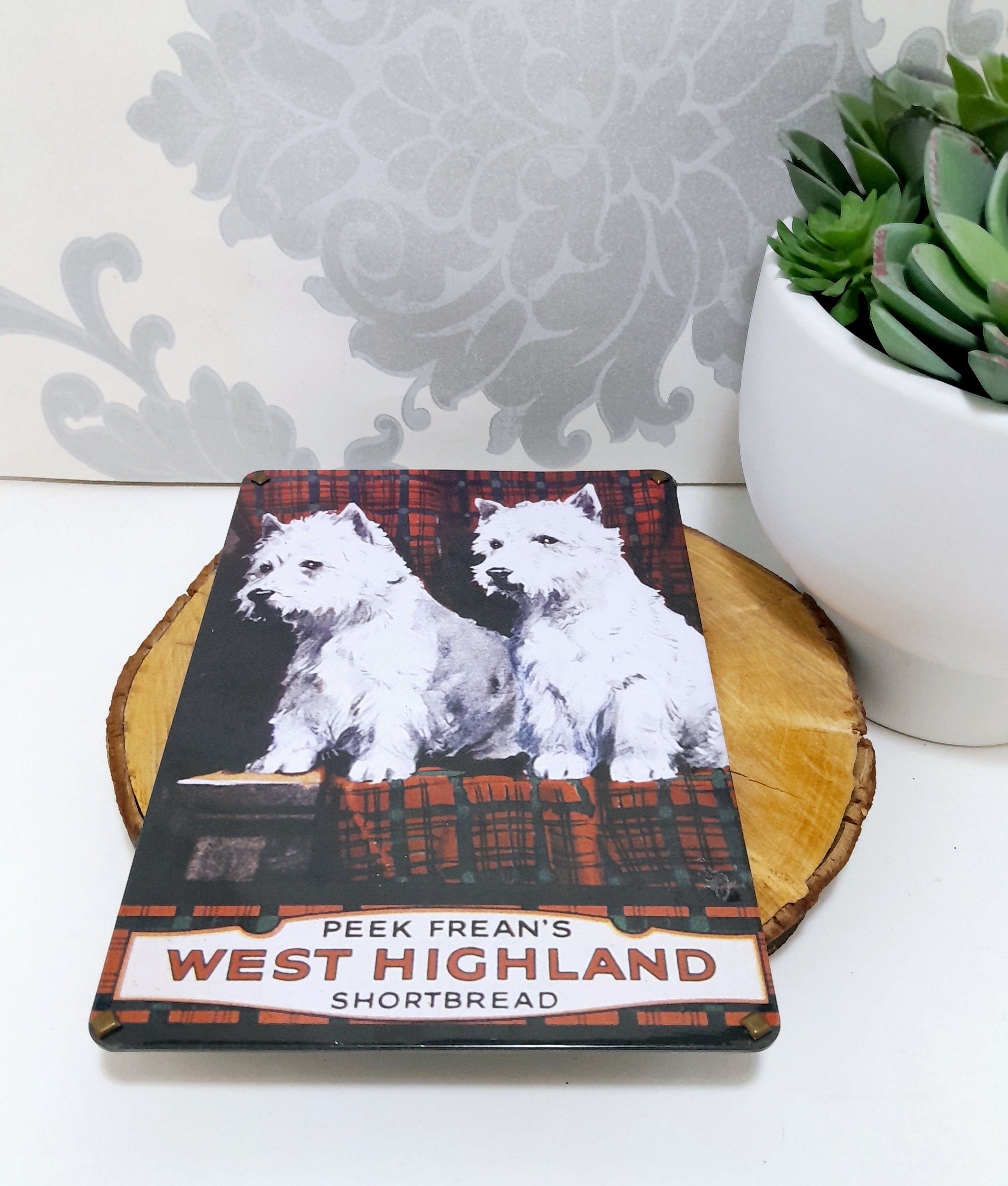 West Highland Terrier Metal Wall Plaque