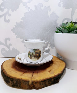 Collectable Dutch Royal Schwabap Ter Steege B.V. Hand Decorated Cup & Saucer