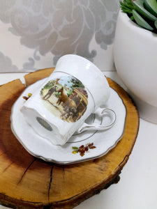 Collectable Dutch Royal Schwabap Ter Steege B.V. Hand Decorated Cup & Saucer