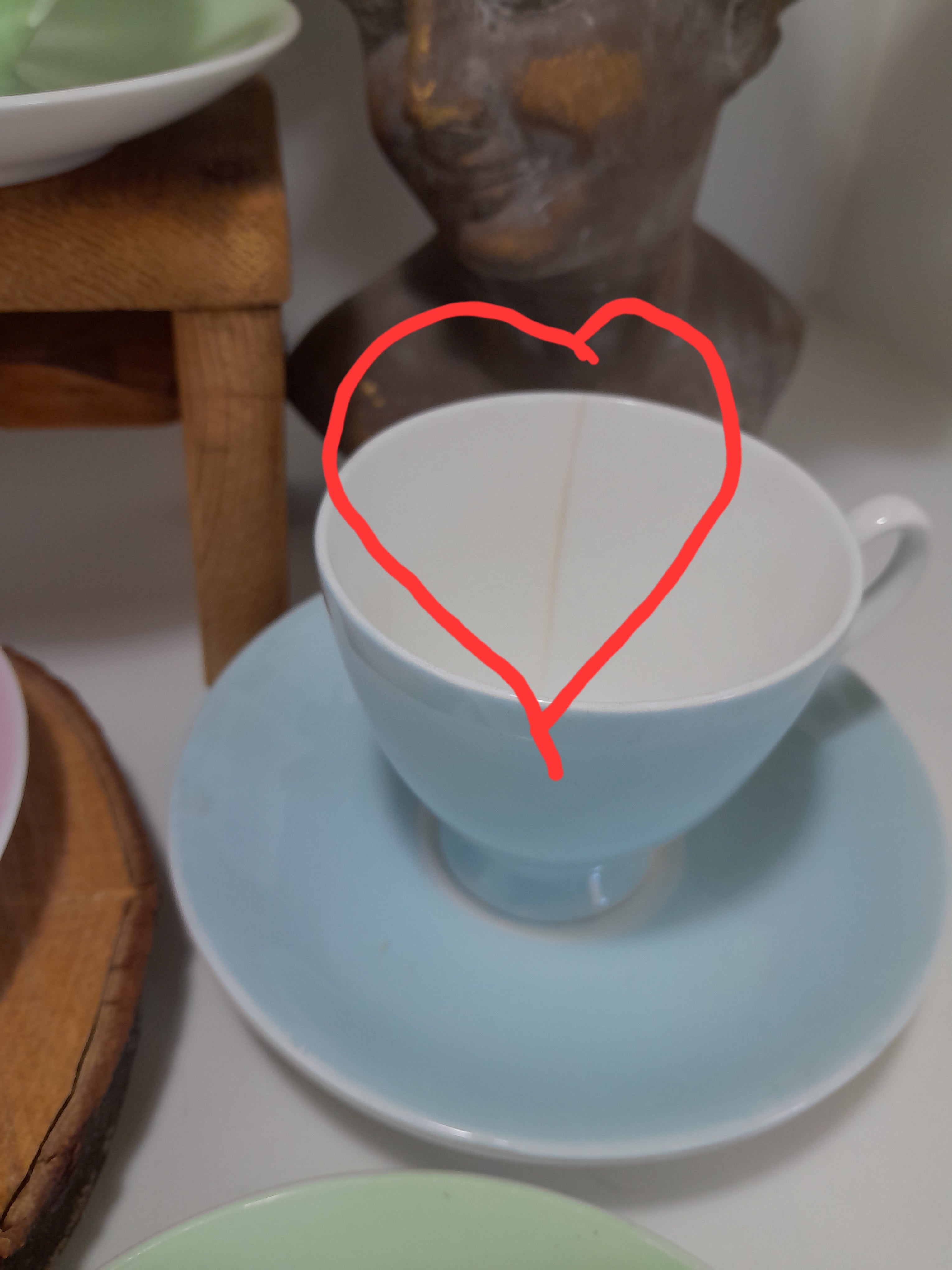 Vintage Queen Anne Harlequin Part Tea Set – 12 Pieces