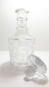Large Vintage Lead Crystal Whiskey Decanter in Classical Stuart Decanter Style