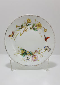 Rare Antique 1885-1891 Waine & Bates, Longton Fine Porcelain Tea Plate Rd No 51238