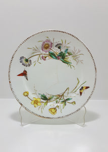 Rare Antique 1885-1891 Waine & Bates, Longton Fine Porcelain Tea Plate Rd No 51238