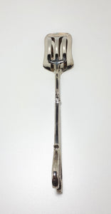 Vintage 1930-1940's Pair Of Silver Plated Pastry Or Salad Tongs