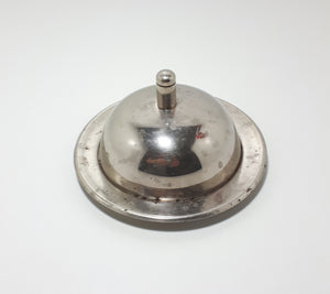 1960-1970's Stainless Steel Butter Dish With Domed Lid