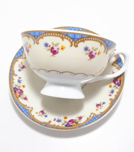 Contemporary 2000-2018 Dotcomgiftshop (Rex London) Porcelain Regency Rose Tea Duo