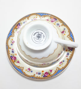 Contemporary 2000-2018 Dotcomgiftshop (Rex London) Porcelain Regency Rose Tea Duo