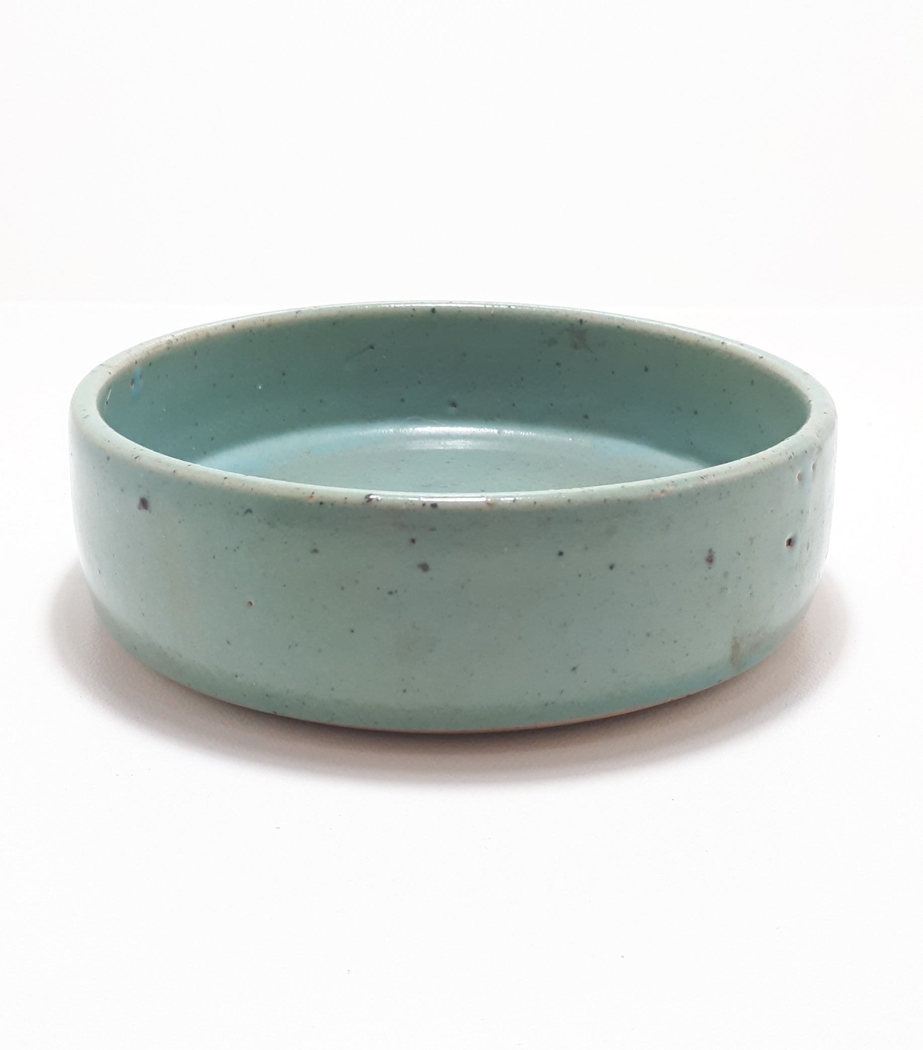 Turkish Blue Glaze Studio Pottery Stoneware Bowl