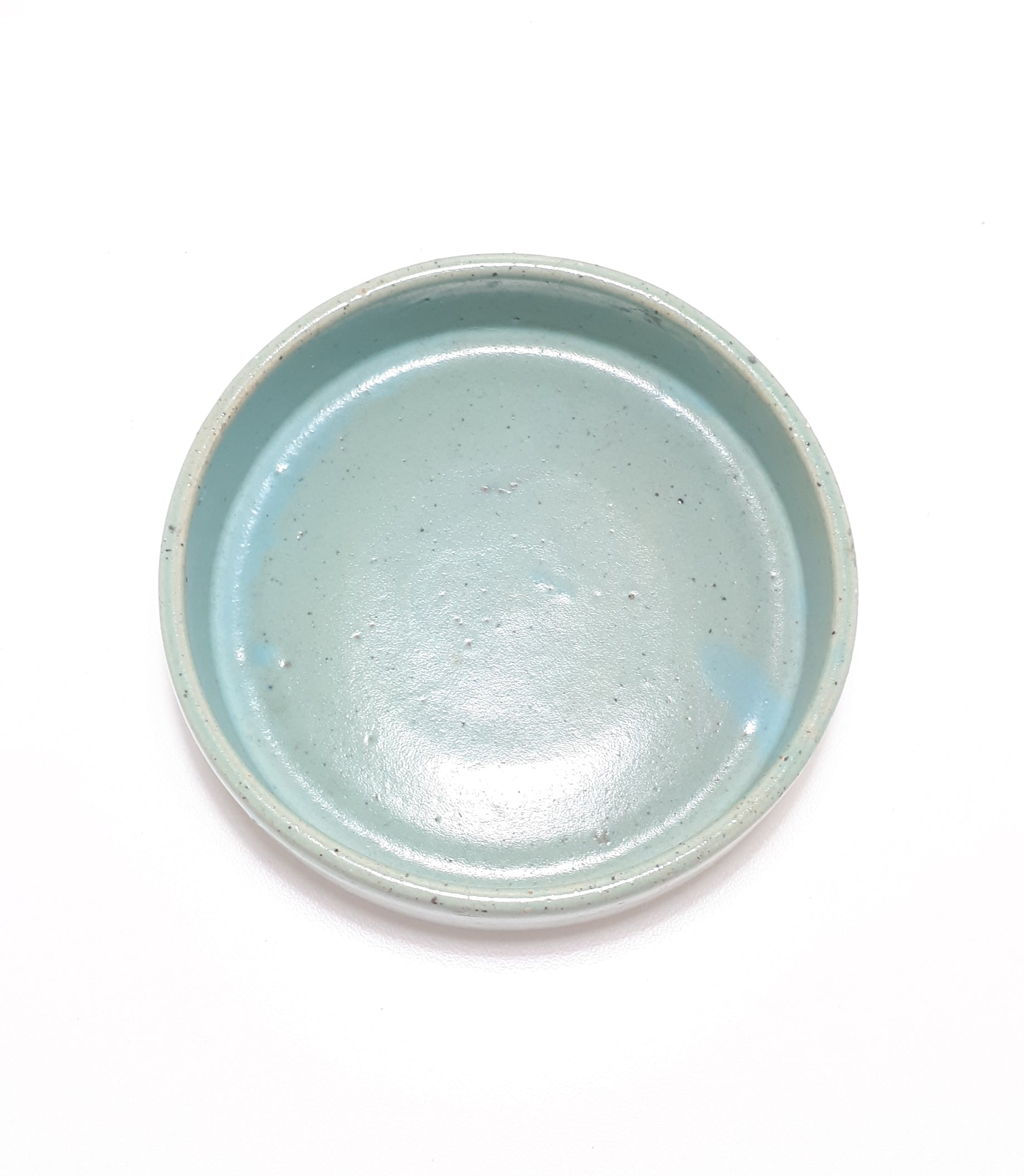 Turkish Blue Glaze Studio Pottery Stoneware Bowl