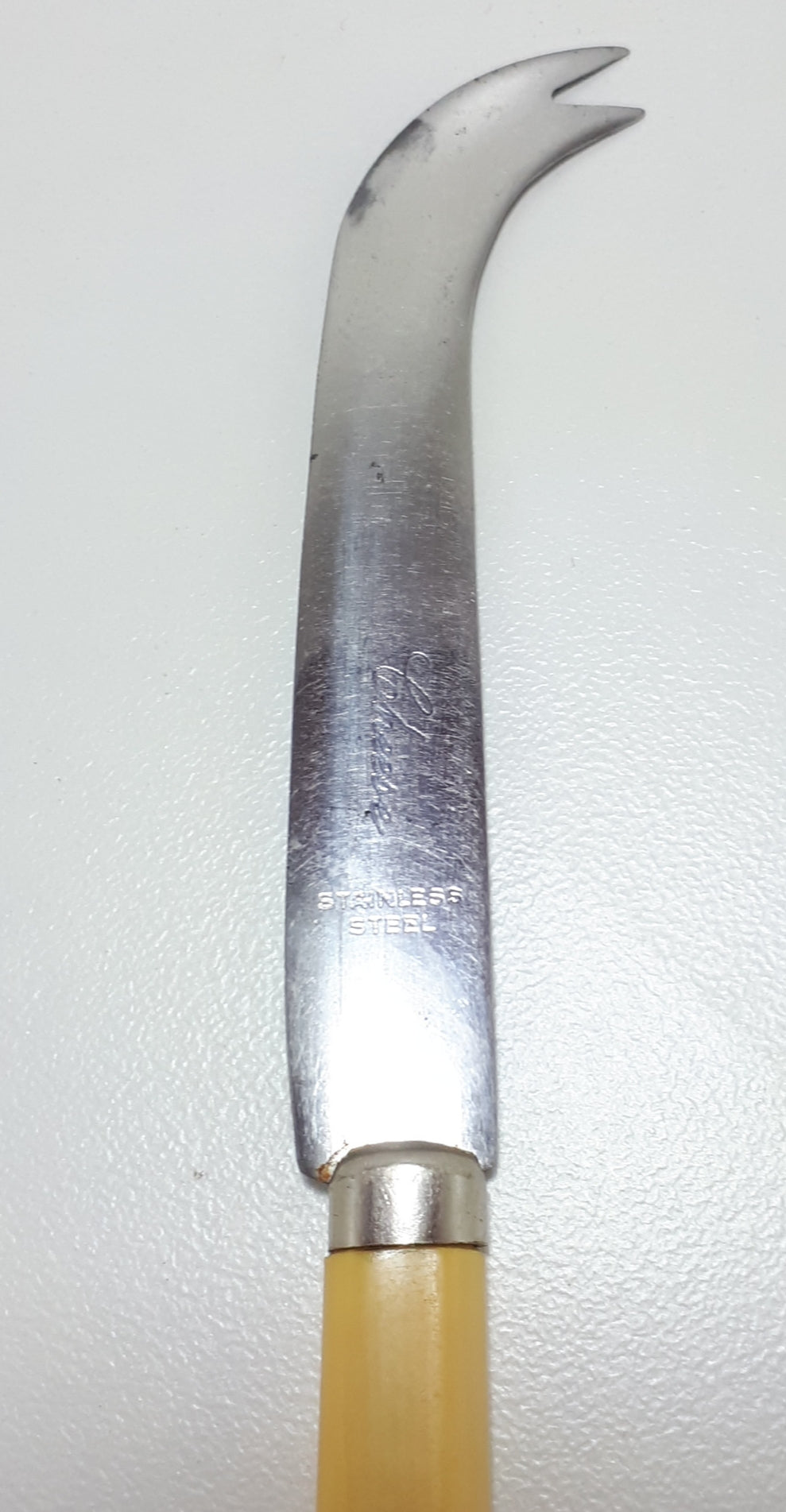 Vintage (Faux) Bone Handle Cheese Knife