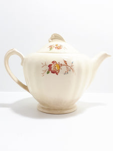1912+ Rare Antique J&G Meakin Tea Pot - Gainsborough Shape In The Century Range - Pilgrim Pattern
