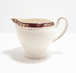 Alfred Meakin Vintage Kingsdale Maroon Creamer
