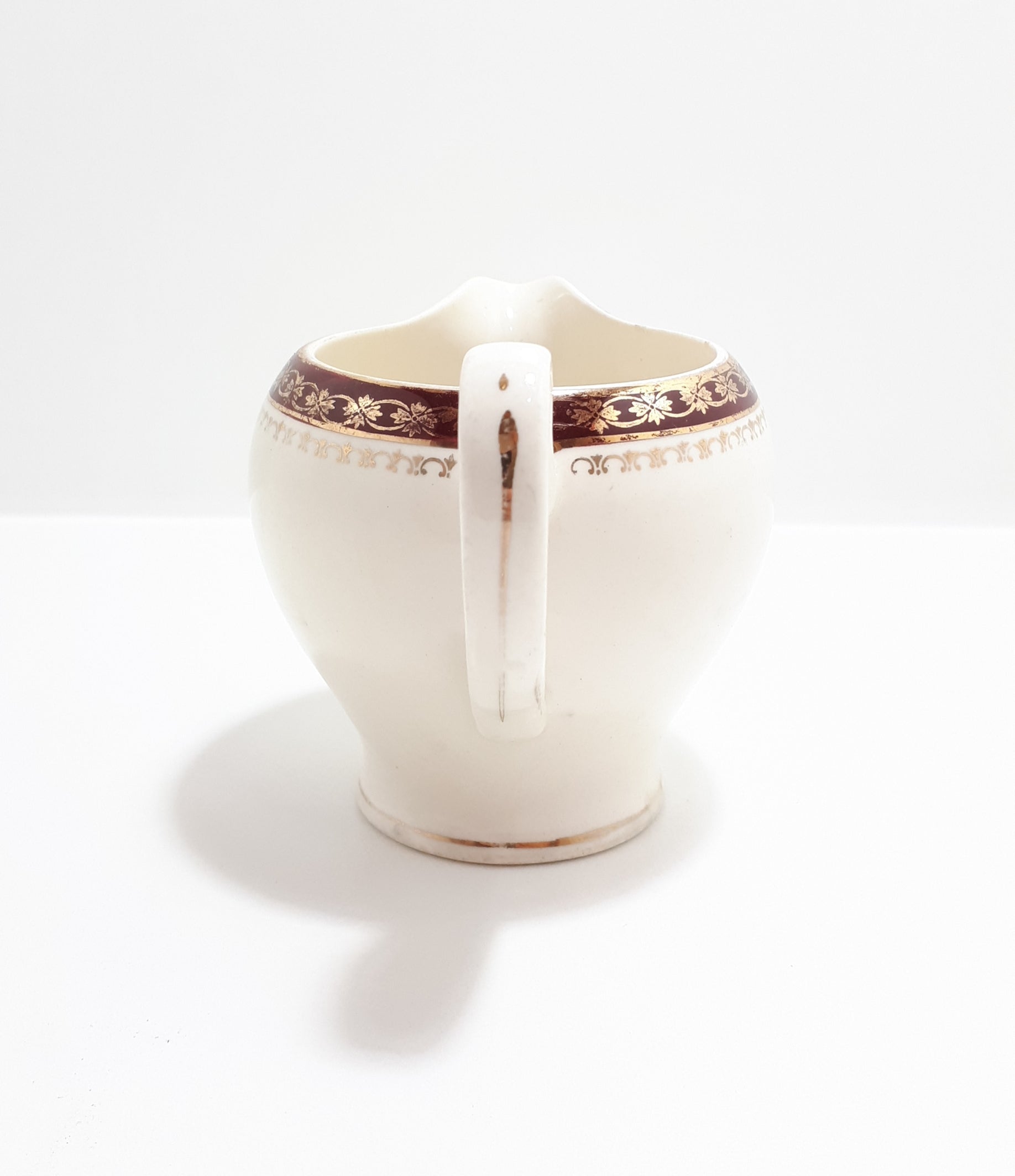 Alfred Meakin Vintage Kingsdale Maroon Creamer