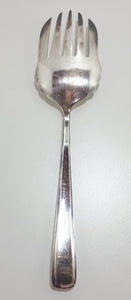 Antique Silver plated James Dixon & Sons, Sheffield, Salad Serving Fork (Art Deco Handle Design)
