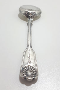 Antique (Late 1800's) Silver Plated William Hutton & Sons Jam Spoon (Fiddle & Shell Handle Design)